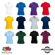Image of Lady Fit Polo Shirt Fitted 65/35 Easy Care Top XS–2XL – 12 Colours – SS86