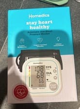 Image of Homedics Automatic Arm Blood Pressure Monitor – Electric Heart Rate Monitor, ...