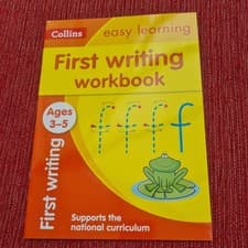 Image of First Writing Workbook Ages 3-5 : Ideal for Home Learning by Collins Easy...