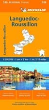 Image of Languedoc-Roussillon - Michelin Regional Map 526 by Michelin Folded Book