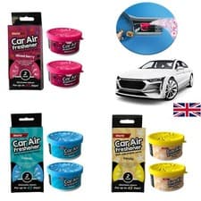 Image of Long-Lasting Car Air Freshener Natural Fragrance Adjustable Vent Odor Eliminator