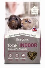 Image of Burgess Excel Indoor Guinea Pig Food Nuggets High Fibre Calming 1.5kg