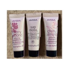 Image of Aveda Cherry Almond Softening Conditioner ,shampoo and Sap Moss Conditioner 10ml