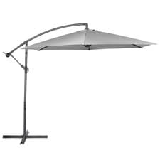 Image of VonHaus Banana Parasol 3M – Cantilever Parasol Umbrella for Outdoor, Grey