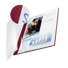Image of Leitz 73990028 Softcover Linen Finish 10Pk