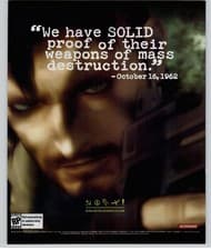 Image of 2004 Metal Gear Solid 3 Snake Eater PS2 Print Ad/Poster Video Game Promo Art 00s