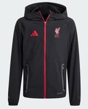 Image of KiDS LIVERPOOL FC TIRO 25 COMPETITION VIS TECH TRAVEL JACKET Size S 9-10 Yrs