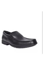 Image of Clarks Older Boys Bootleg Greinton Go Black Leather School Shoe UK  4 F / 37