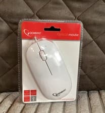 Image of Gembird White Wired 3 Button USB Optical Mouse New Sealed
