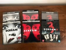 Image of Scream 1, Scream 2 and Scream 3 - 4K UHD with Slipcovers