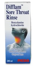 Image of Difflam Sore Throat Rinse - 200ml