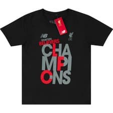 Image of 2019-20 Liverpool New Balance 'Champions' Graphic Tee (KIDS) ( (10-11 Years)