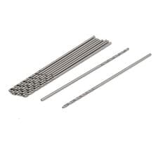Image of 0.6mm Drilling Diameter 30mm Length HSS Straight Shank Twist Drill Bit 10pcs