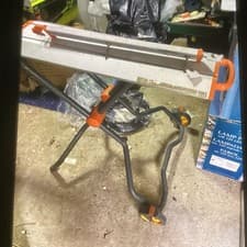 Image of Mitre Saw Stand Folding Universal With Wheels Portable