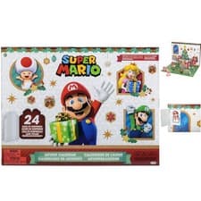 Image of Limited Christmas Edition Super Mario Advent Calendar: Santa & Snowman Figures