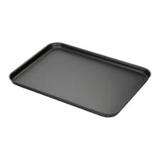 Image of Stellar Baking Tray Hard Anodised 36x25cm Rectangular Ovenware Black Quality