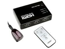 Image of Dynamode 3-port HDMI Switch With Remote Control HD 1080P For TV PS3 XBOX DVD