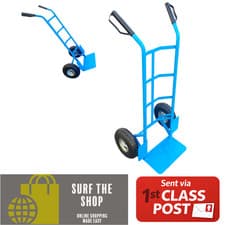 Image of Hand TROLLEY Sack Barrow Truck Hand Protection Pneumatic tyres Heavy 250kg Load