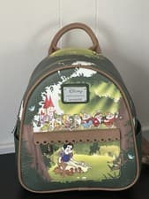 Image of Loungefly Disney Snow White& the Seven Dwarfs Scene Mini Backpack