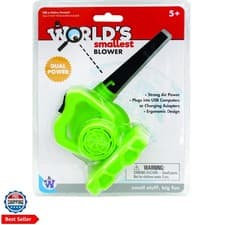 Image of Inc. World's Smallest Blower - Real, Working, Tiny, Dual Powered Leaf Blower
