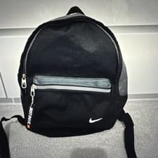 Image of Nike Just Do It Black Grey Mini Rucksack Bag