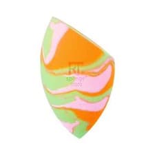 Image of REAL TECHNIQUES ORANGE SWIRL MIRACLE COMPLEXION SPONGE NATURAL DEWY FINISH