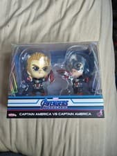 Image of Hot Toys Cosbaby Marvel Avengers Endgame Double Figure Pack Captain America