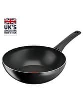 Image of Tefal Titanium Force Non-Stick Stirfry Wok Pan, 28cm