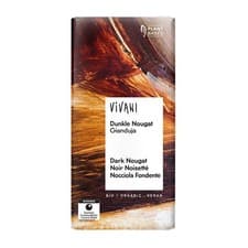 Image of Vivani Dark Nougat Chocolate Vegan Organic 100g - 4 Pack