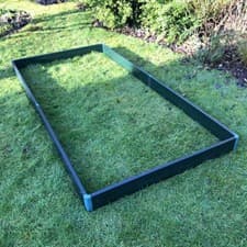 Image of 150mm H Garden Raised Grow Beds -STRONG- Vegetable- 0.5m Wide x 1.25m Long