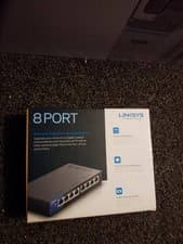 Image of Linksys LGS108 8 Port Gigabit Unmanaged Network Switch