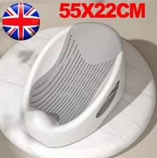 Image of Soft Touch Baby Bath Tub Silicone Mesh Support Non Slip Base Newborn Foot Bath