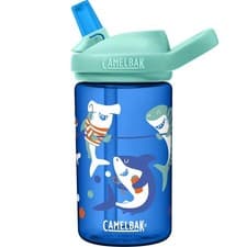 Image of Camelbak Eddy+ Kids Limited Edition 400ml Water Bottle Shark Summer Camp