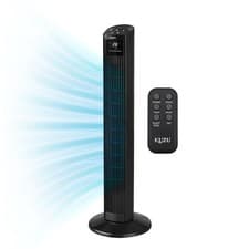 Image of Kuzu 36" Tower Fan with Remote Control & Touch Panel | 70° Oscillation | Quiet