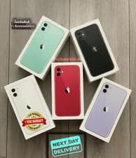 Image of NEW Apple iPhone 11 -64GB 128GB 256GB- Unlocked IOS Smartphone in re-SEALED BOX