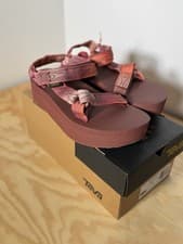 Image of Teva Flatform Universal Sunscape Womens Comfort Touch Fasten Sandals UK 5 EU 38