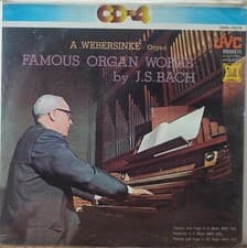 Image of Famous Organ Works By J.S. Bach, A. Webersinke 12” Vinyl Record [NEW & SEALED]