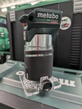 Image of Metabo Cordless Trim Router FMV 18 LTX BL 8 Brushless, 18v Body Only - 601742830
