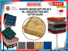 Image of Booster Cushion Seat Pad Cotton Filling Armchair Cushion for Adults & Elderly