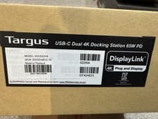 Image of Targus Universal USB-C DV4K DP Docking Station with 65W Power Delivery BRAND NEW