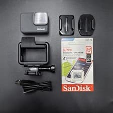 Image of GoPro Hero7 Silver Action Camera Digital 4K HD 12MP Waterproof with Accessories