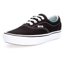 Image of Vans Off The Wall Comfycush Authentic Shoes Adults Black Unisex Classic Trainers