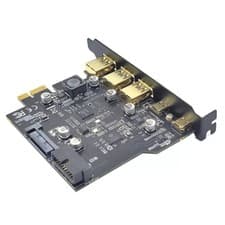 Image of USB3.2 GEN1 PCI-Express Expansion Card 5 Ports 2*Type-C 3*USB-A 19-Pin 5Gbps