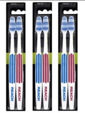 Image of 3 x Listerine Reach Interdental Toothbrush Firm (Twin Packs)