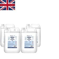 Image of 70% Alcohol Hand Sanitiser Gel - Certified Surgical/Med Grade - 4x5L Pack