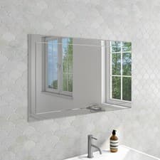 Image of Rectangular Bathroom Mirror 1000 x 600mm - Tucana BeBa_25544