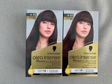 Image of Schwarzkopf Oleo Intense Permanent Hair Dye Colour 4-23 BURGUNDY RED x  2