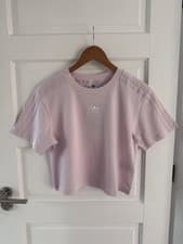 Image of Adidas Women’s Cropped Tee In Purple Pink. Size M. BNWT