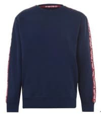 Image of ALPHA INDUSTRIES MENS RBF TAPE SWEATSHIRT SIZE XL BRAND NEW NAVY B3