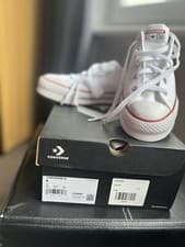 Image of CONVERSE White Chucktaylor all star lift platform Junior 5.5